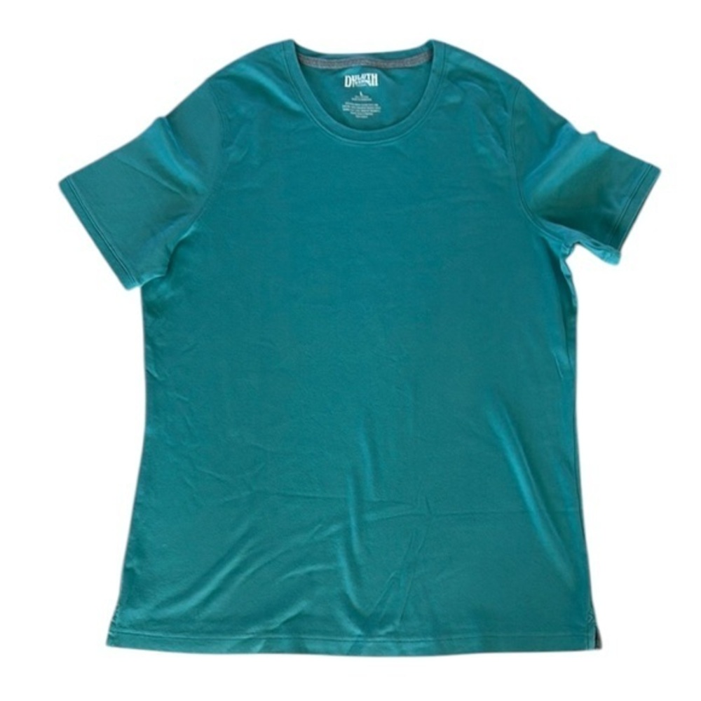 Duluth Trading Co teal basic short sleeve tee size large